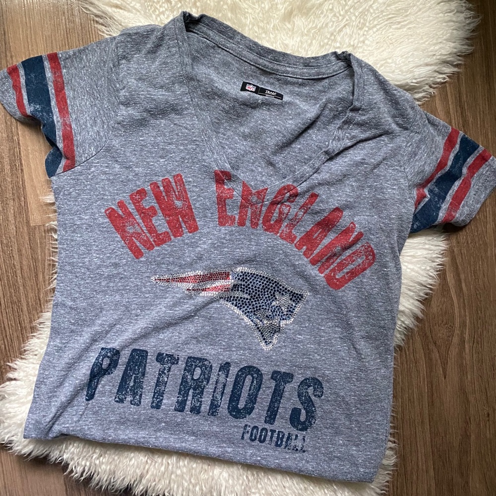New England Patriots embellished game day tee 🏈